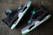 Women Jordan 4 Green Glow